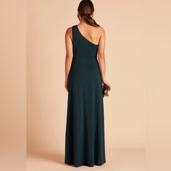 BIRDY GREY KIRA DRESS - Crepe Emerald - Bridesmaid Dress - Picture 2 of 10